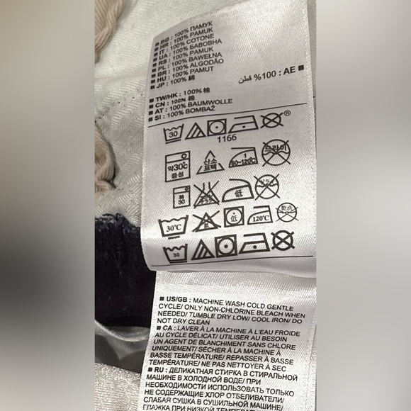 Gap Kids Navy Blue Khakis Pants with Adjustable Waist Sz 12 Regular - Picture 3 of 10